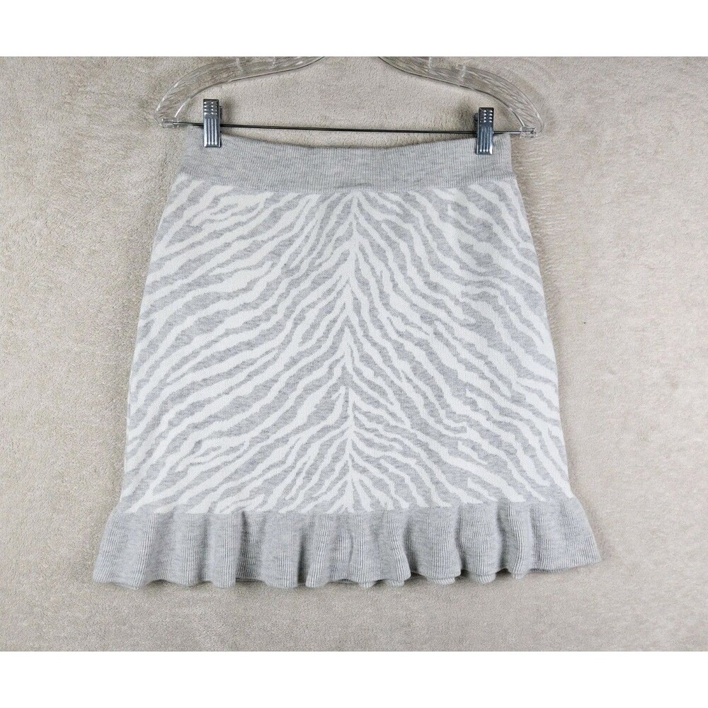 Dolan Left Coast Collection Women's Knit Ruffle Sweater Skirt Size S
